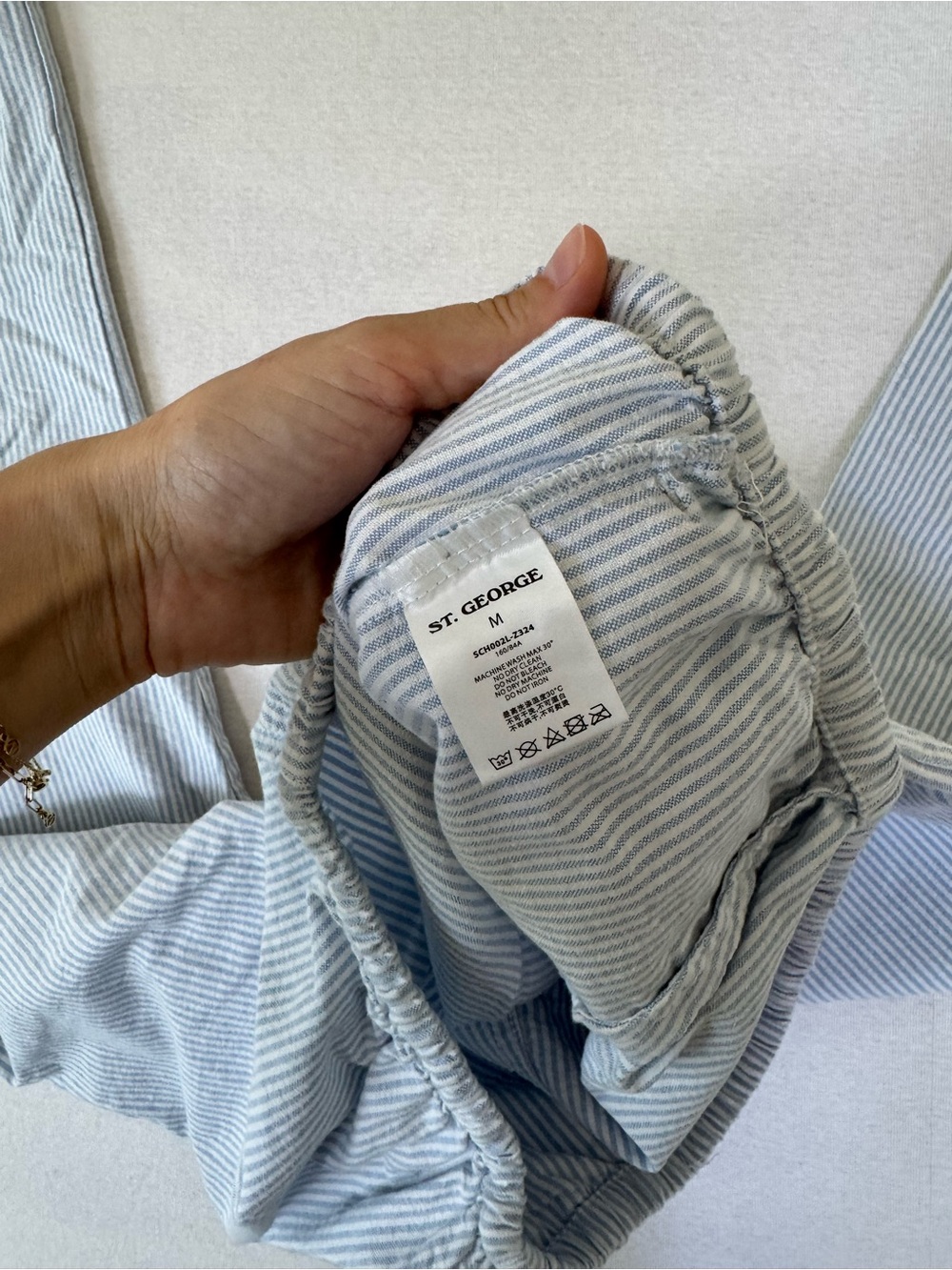 Brandy Melville St George Striped Cotton Pants - Picture 4 of 5